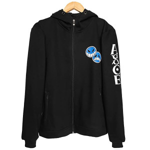 Adult Polycotton One Piece Anime Ace Hooded Neck Hoodie